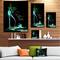 Designart - Green High Heel Show - Abstract Canvas Art Print